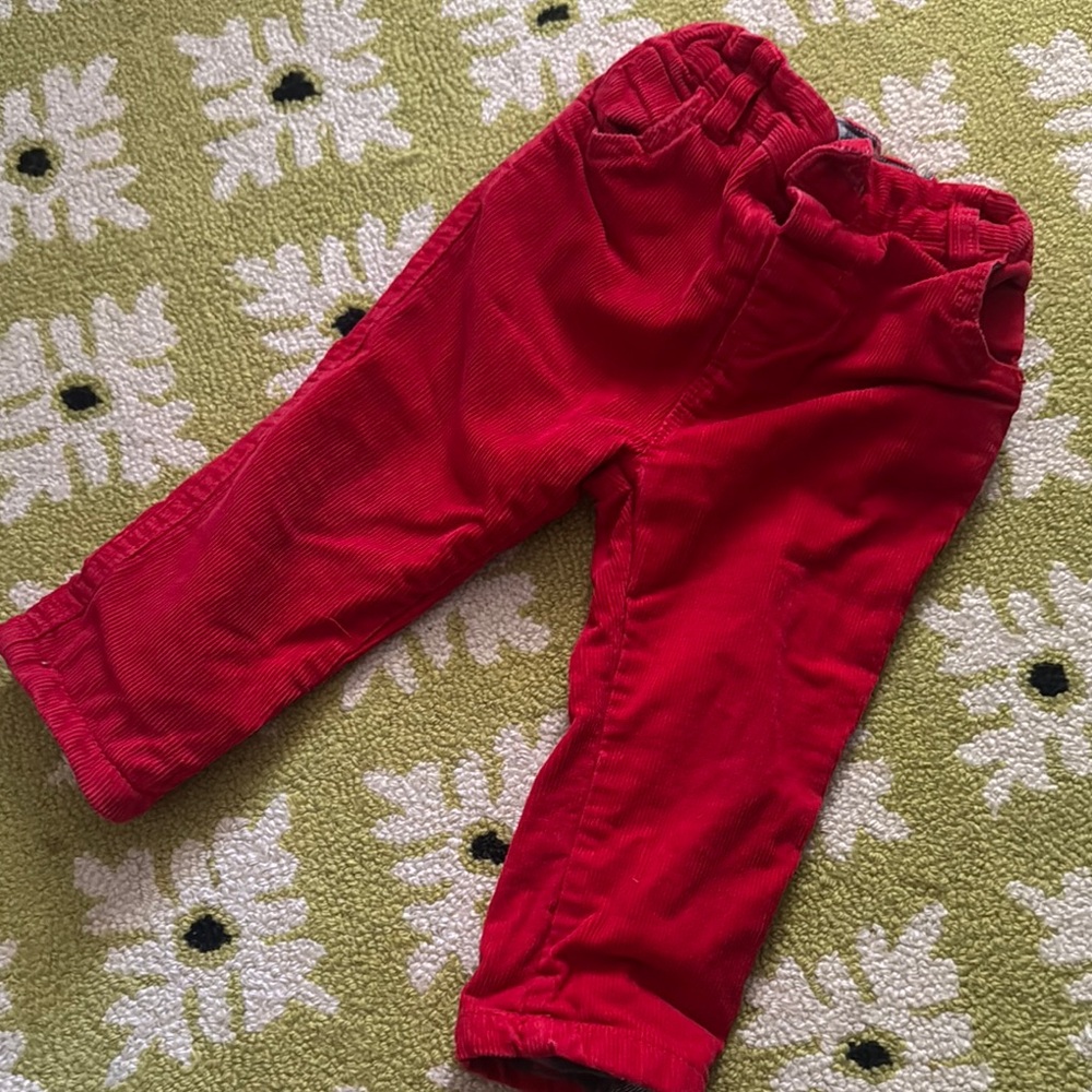 Baby Boden Red Relaxed Fit Casual Bottoms